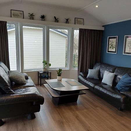 Modern En Chic Chalet Tot 4 Personen Op De Veluwe Recreatiepark De Oude Driest Putten Exterior foto